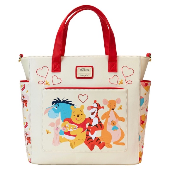 NWT Winnie The Pooh Valentines Day Tote - Picture 1 of 5